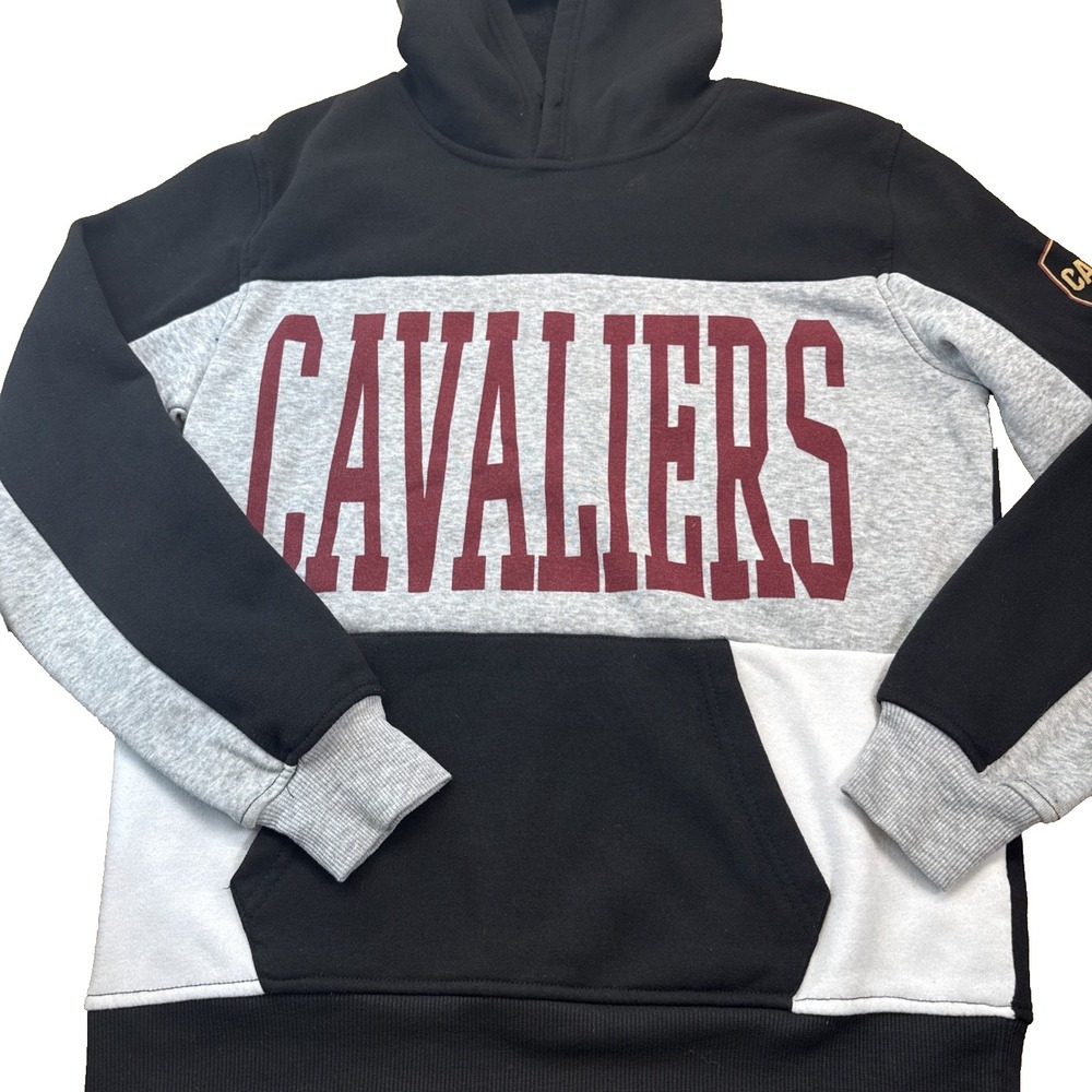 F20- Womens Size‎ Small Cavaliers Grey Black White Hoodie